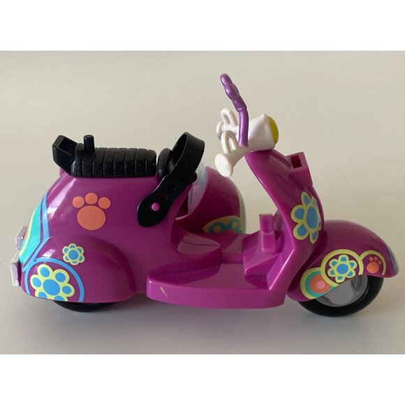 Hasbro Littlest Pet Shop LPS Purple Moped Scooter Side Car  2010 Row Boat - Picture 6 of 16